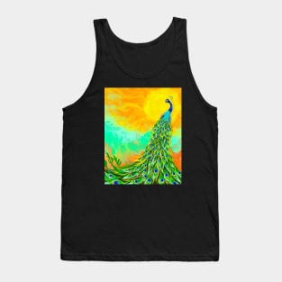 Sunshine peacock Tank Top